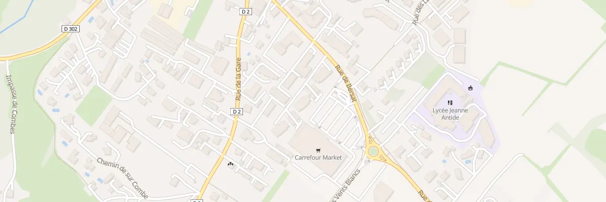 Plan du 168 Rue de Bersat à Reignier-Ésery