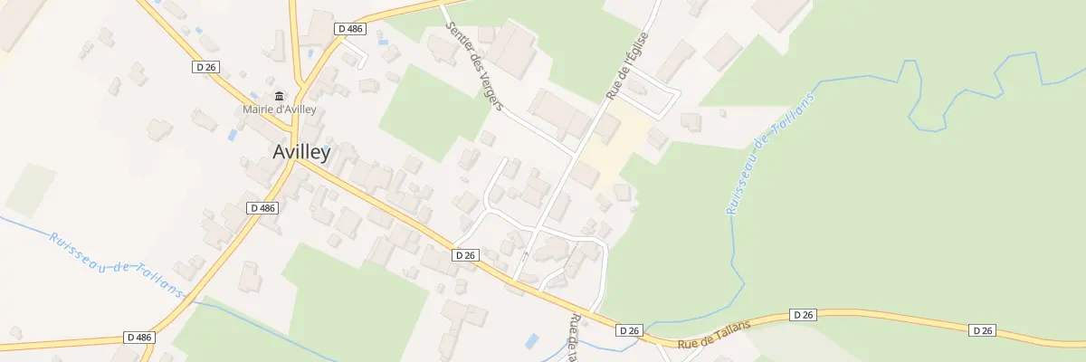 Plan du 5 Rue de l’Eglise à Avilley