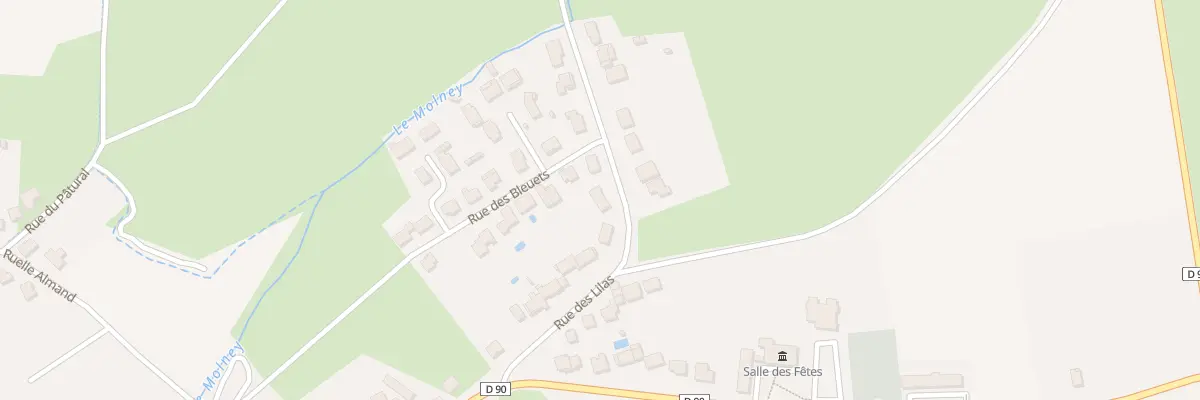 Plan du 9 Rue des Lilas à Leyr