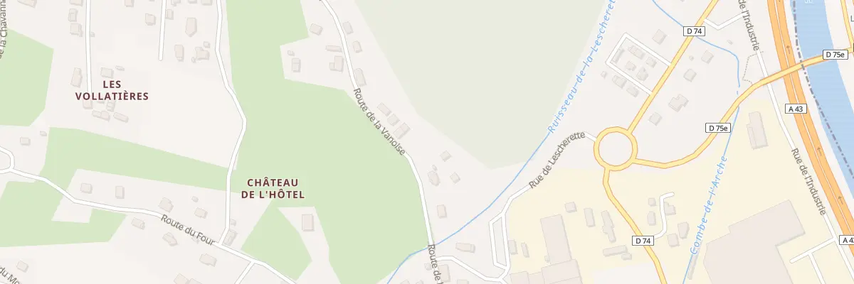 Plan du 695 Rte de la Vanoise à Saint-Rémy-de-Maurienne