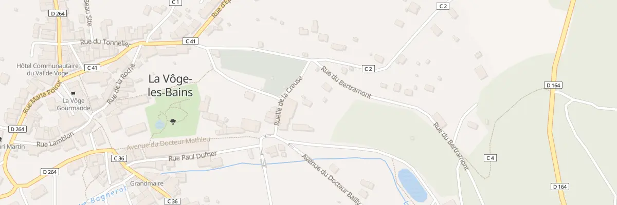 Plan du 2 Rle de la Creuse à La Vôge-les-Bains