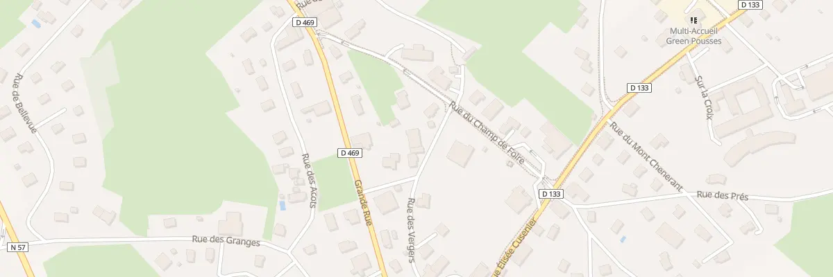 Plan du 9 Rue des Vergers à Étalans