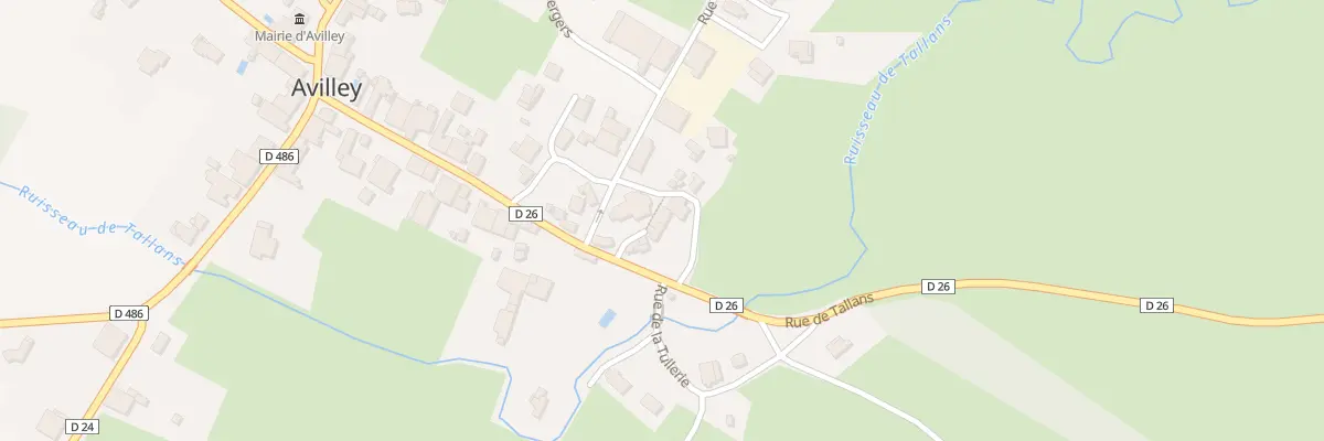 Plan du 1 Sen de la Vignotte à Avilley