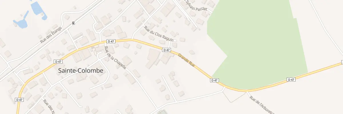 Plan du 5 Gr Grande Rue à Sainte-Colombe