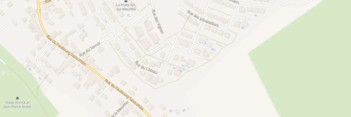 Plan du 1 Rue des Vignes à Art-sur-Meurthe