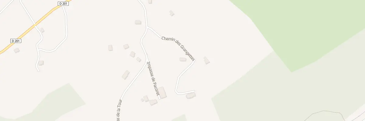 Plan du 120 Che des Grangettes à Montailleur
