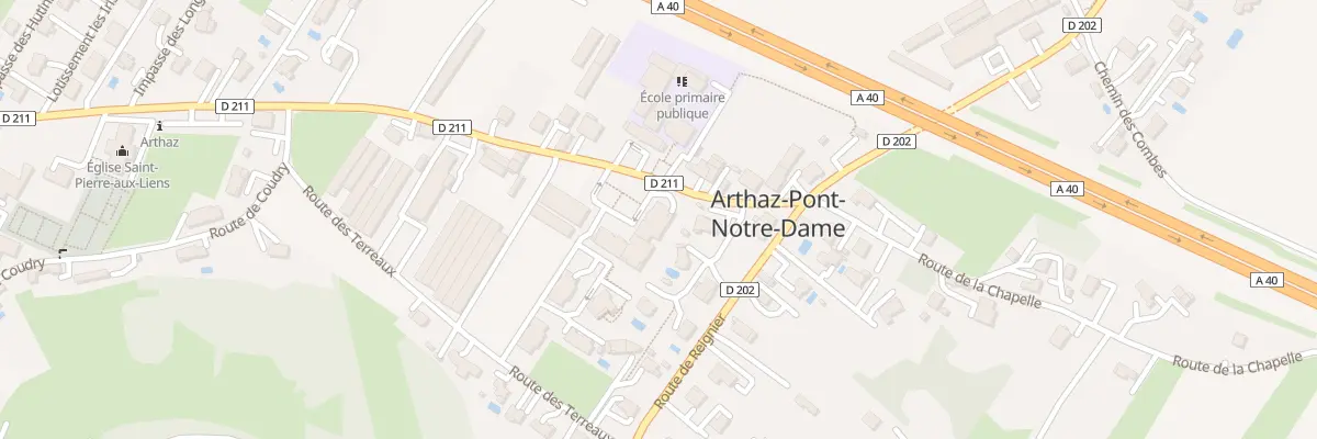 Plan du 109 Rte de Pont Notre-dame à Arthaz-Pont-Notre-Dame