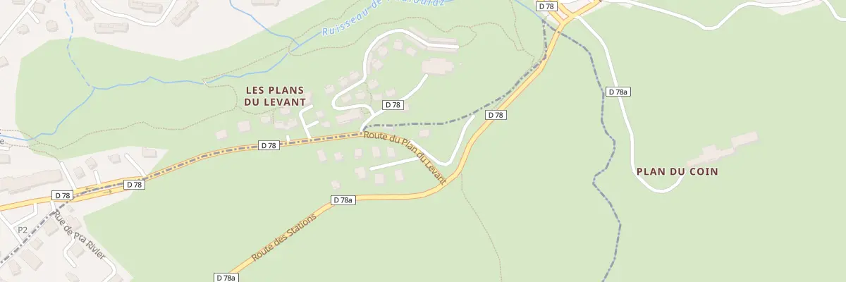Plan du 5186 Pra Rivier à Villarembert