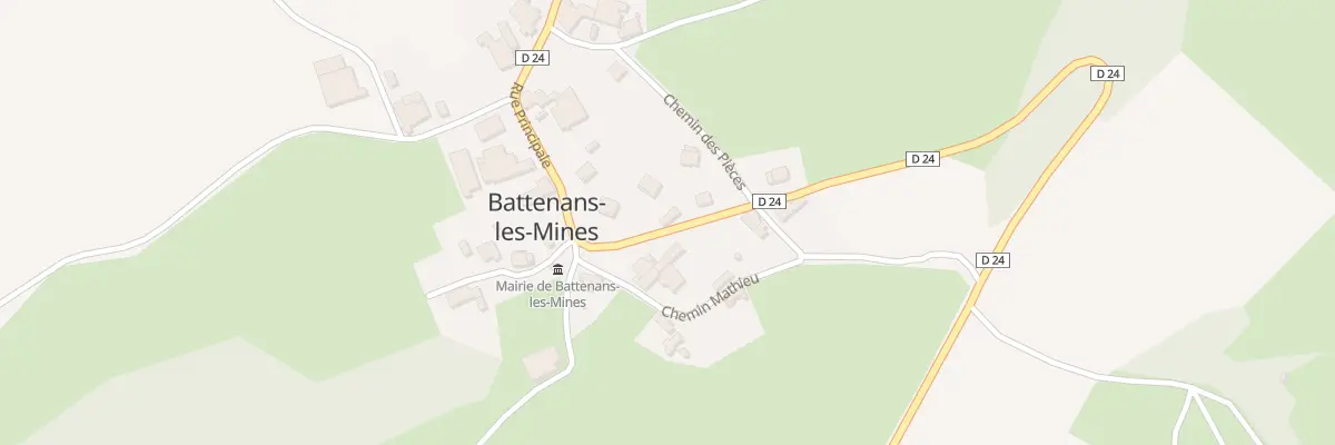 Plan du 5009 Le Village à Battenans-les-Mines