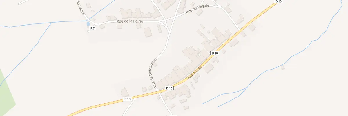 Plan du 11 Rue Haute à Gugney-aux-Aulx