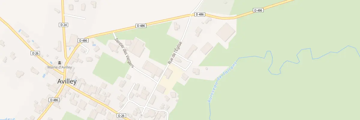 Plan du 1 Imp de la Cure à Avilley