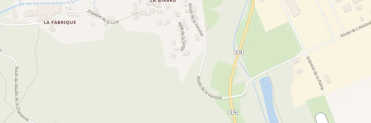 Plan du 45 Rue de la Gorge à Saint-Rémy-de-Maurienne