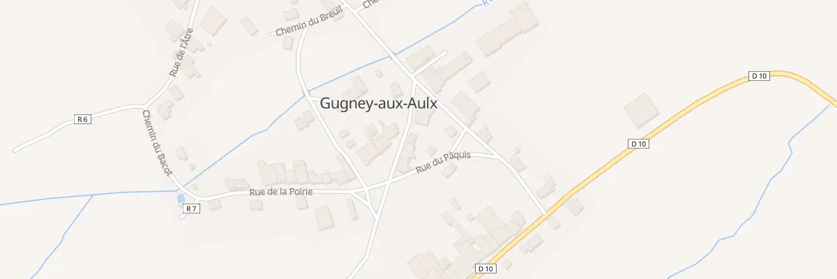 Plan du 6 Rue Grabouée à Gugney-aux-Aulx
