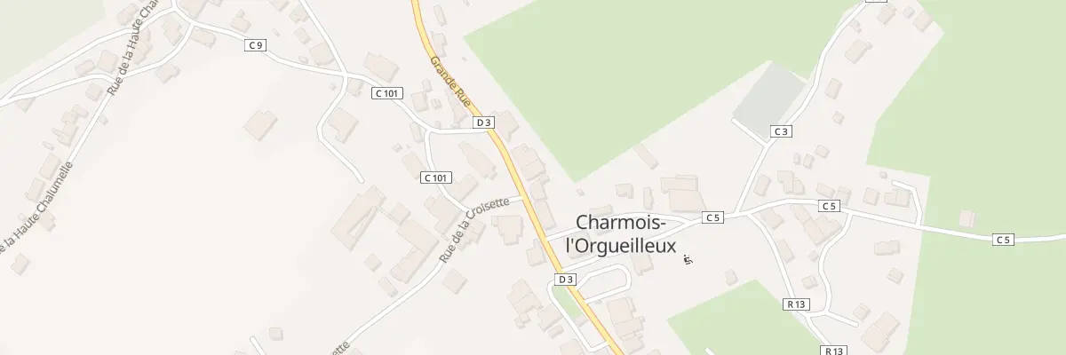 Plan du 17 Grande Rue à Charmois-l’Orgueilleux