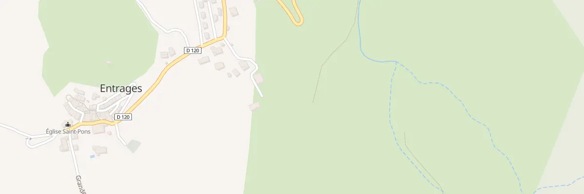 Plan du 7064 La Ferai et Le Verger à Entrages
