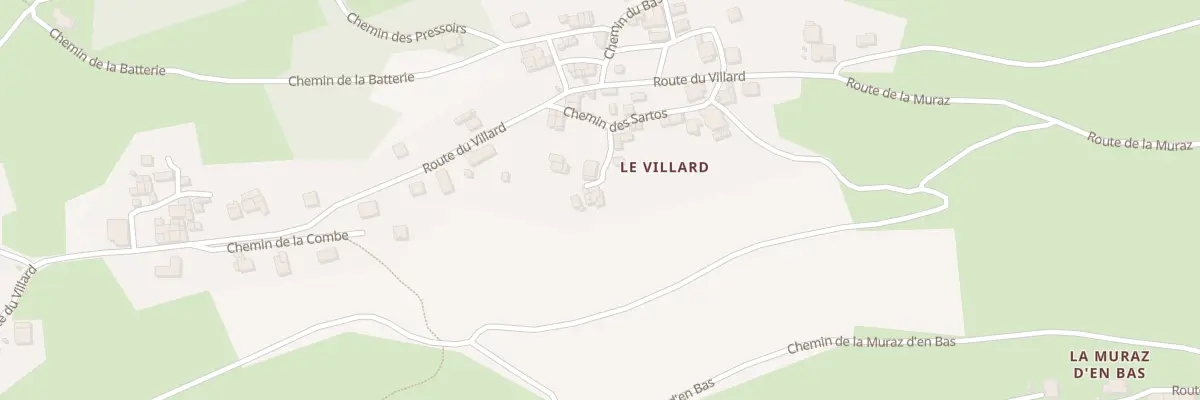 Plan du 5271 Le Villard à Aiton