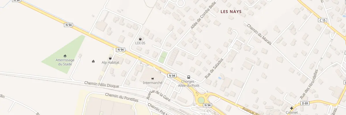 Plan du 5871 Les Nays à Chorges