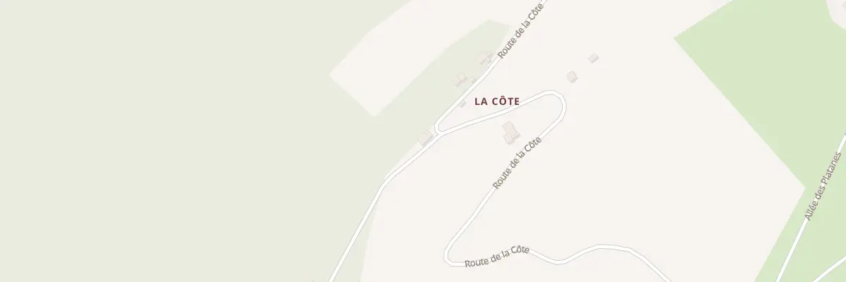 Plan du 825 Rte de la Côte à Montailleur