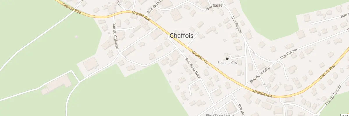 Plan du 30 Rue du Château à Chaffois