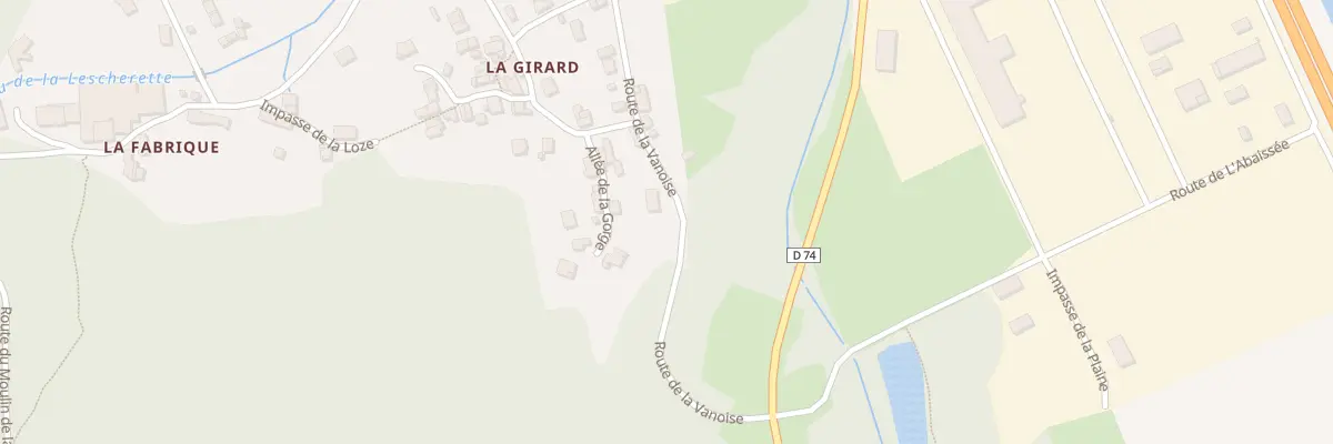 Plan du 1240 Rte de la Vanoise à Saint-Rémy-de-Maurienne
