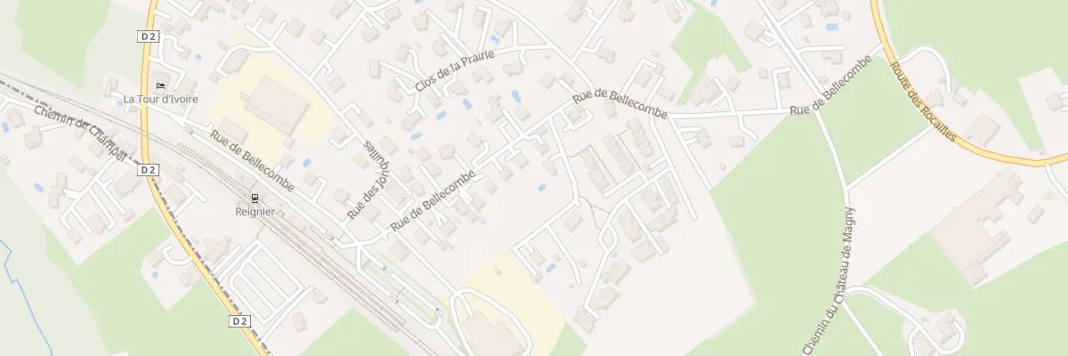 Plan du 396 Rue de Bellecombe à Reignier-Ésery