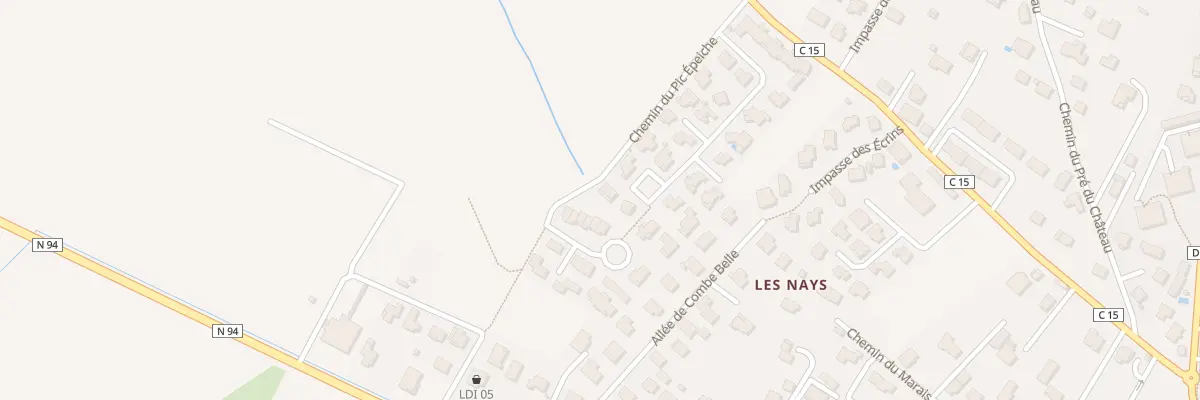 Plan du 5394 Les Nays à Chorges