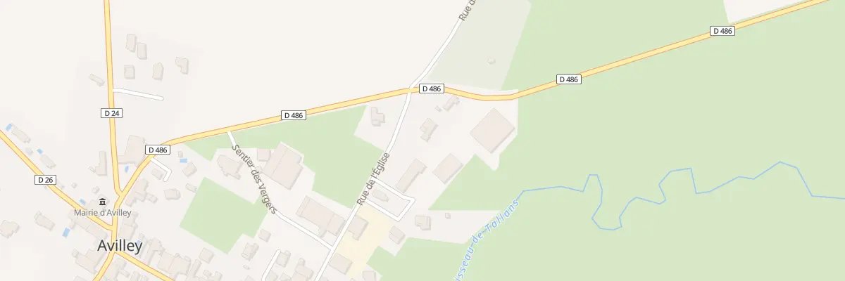 Plan du 6 Rue de l’Eglise à Avilley