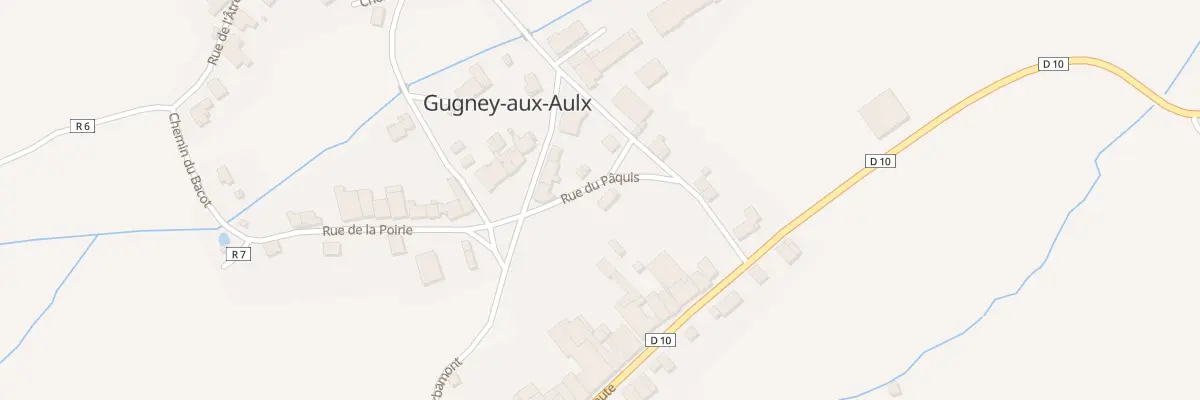 Plan du 1 Rue du Pâquis à Gugney-aux-Aulx
