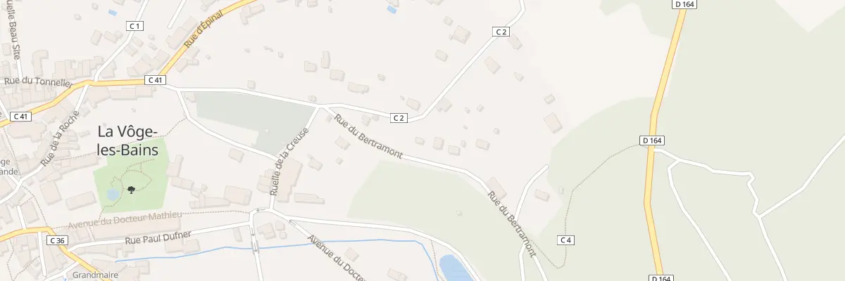 Plan du 9 Rue du Bertramont à La Vôge-les-Bains