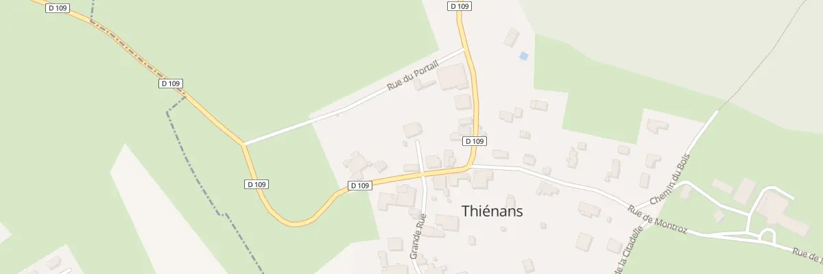 Plan du 1 Imp du Crouzot à Thiénans