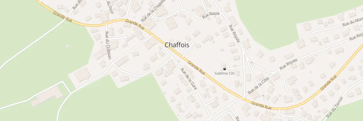 Plan du 3 Rue de la Gare à Chaffois