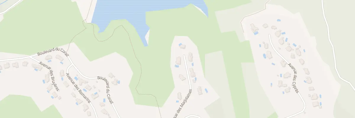Plan du 243 Av des Marjolaines à La Londe-les-Maures