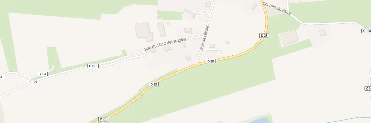Plan du 20 Rue de l’Ecole à Ubexy