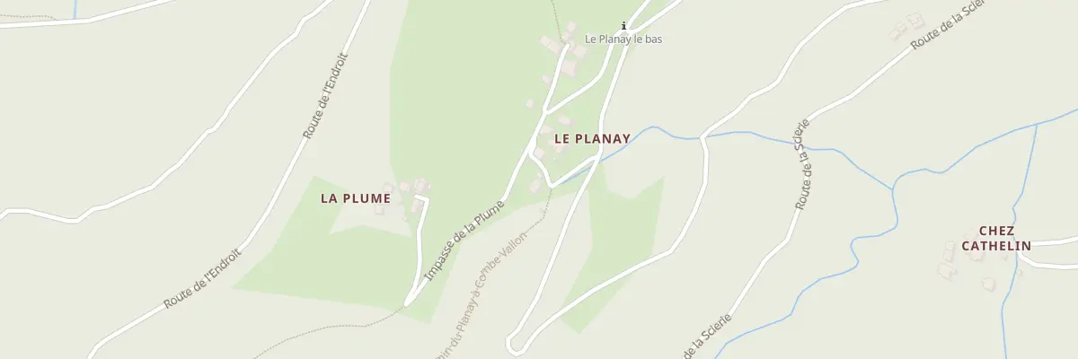 Plan du 5033 Le Planay à Montgilbert