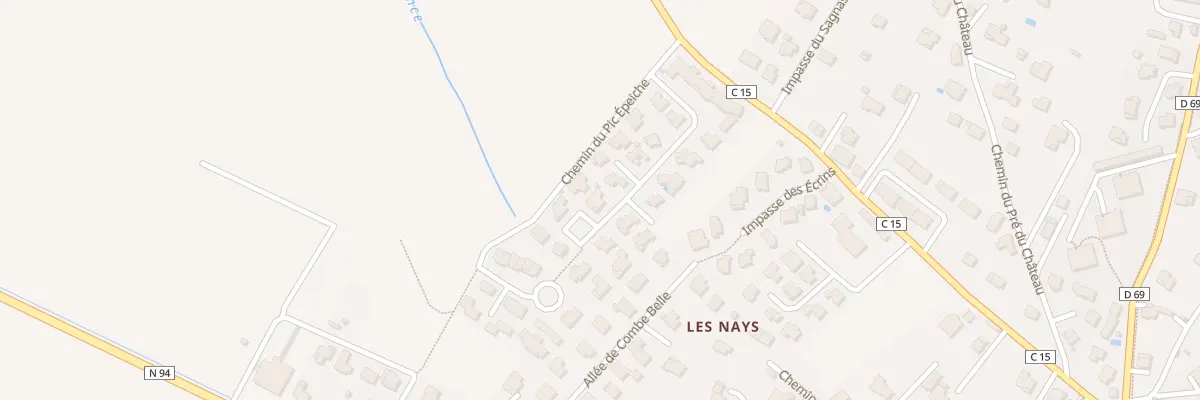 Plan du 20 Lot Le Pre Vert à Chorges