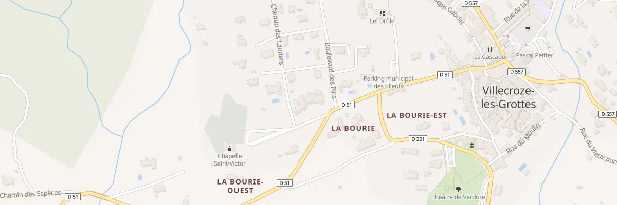 Plan du 9020 Bd des Pins à Villecroze