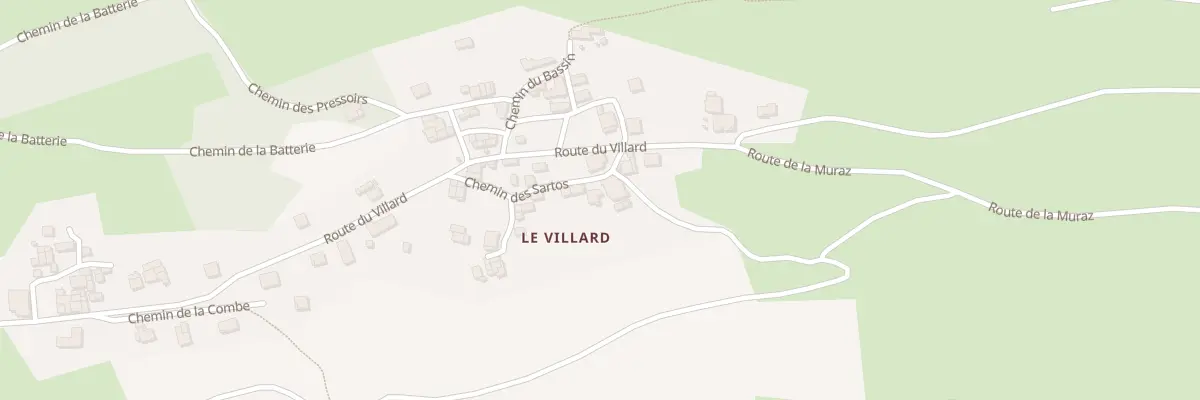 Plan du 5266 Le Villard à Aiton