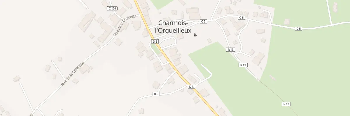 Plan du 31 Rue Grande Rue à Charmois-l’Orgueilleux
