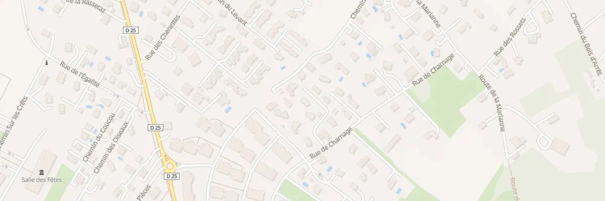 Plan du 461E Rue de Charnage à Chens-sur-Léman