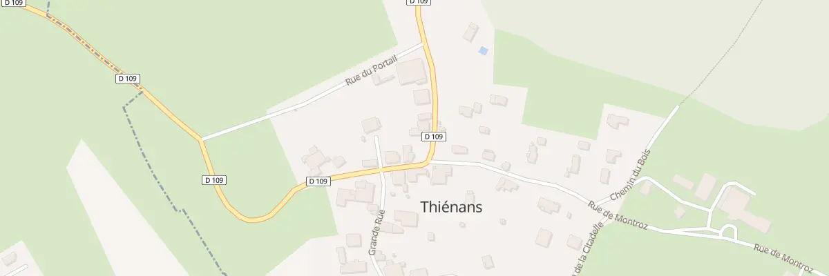 Plan du 1B Rue de la Pantaine à Thiénans