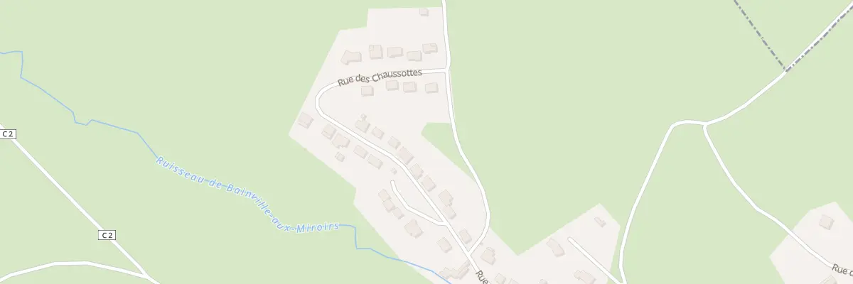 Plan du 28 Rue des Chaussottes à Bainville-aux-Miroirs