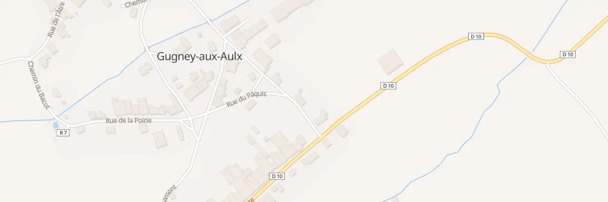 Plan du 2 Rue Berton à Gugney-aux-Aulx