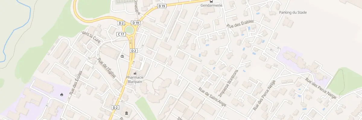 Plan du 121 Rue de Saint-Ange à Reignier-Ésery
