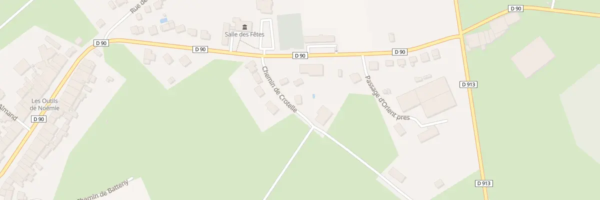 Plan du 5 Che de Crotelle à Leyr