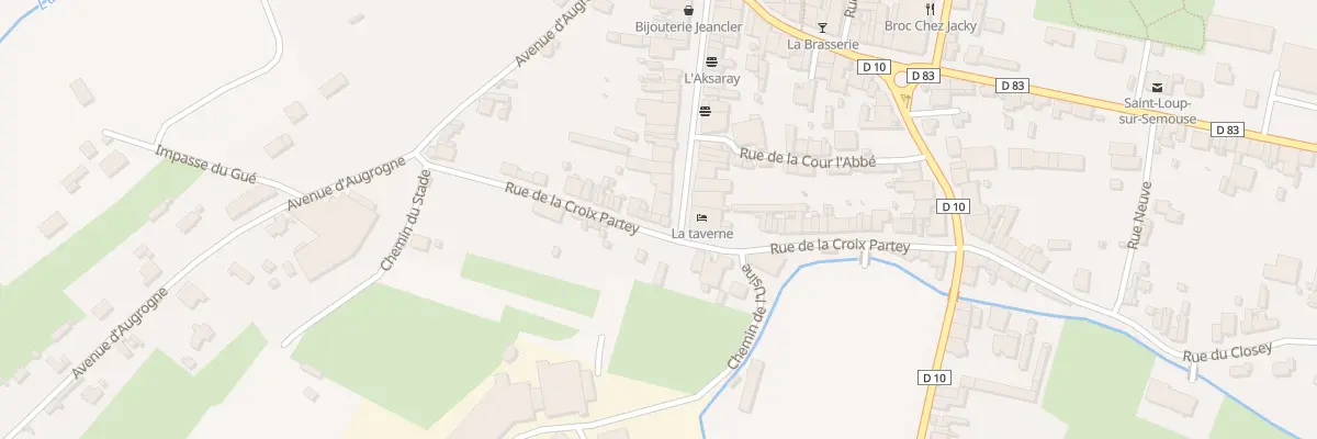 Plan du 38 Rue de la Croix Partey à Saint-Loup-sur-Semouse