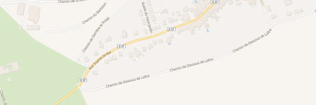 Plan du 27 Rue Sophie de Bar à Laître-sous-Amance