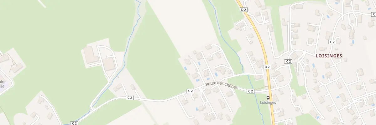 Plan du 629 Rte des Chênes à Pers-Jussy