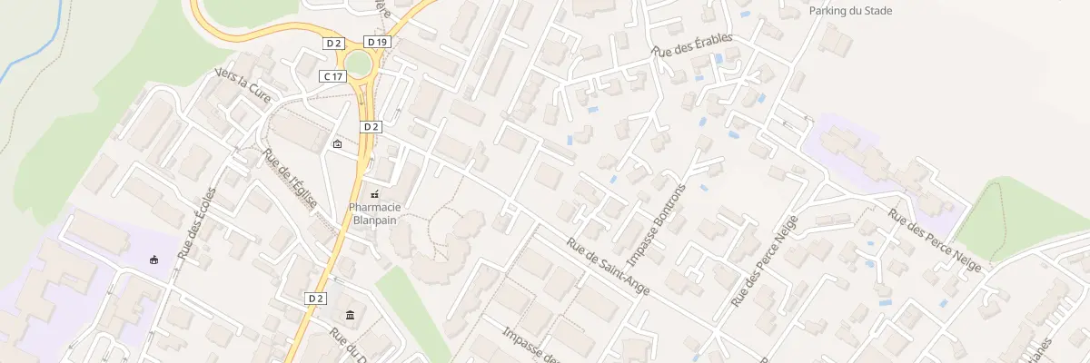 Plan du 155 Rue de Saint-Ange à Reignier-Ésery