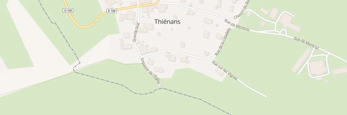 Plan du 4A Rue de la Citadelle à Thiénans