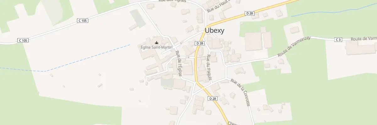 Plan du 5 Gr Grand’Rue à Ubexy